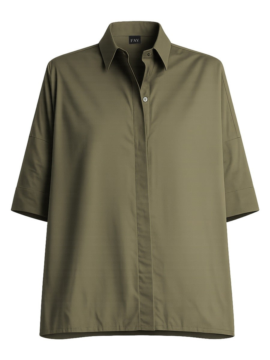FAY - Woman - Green - Shirt