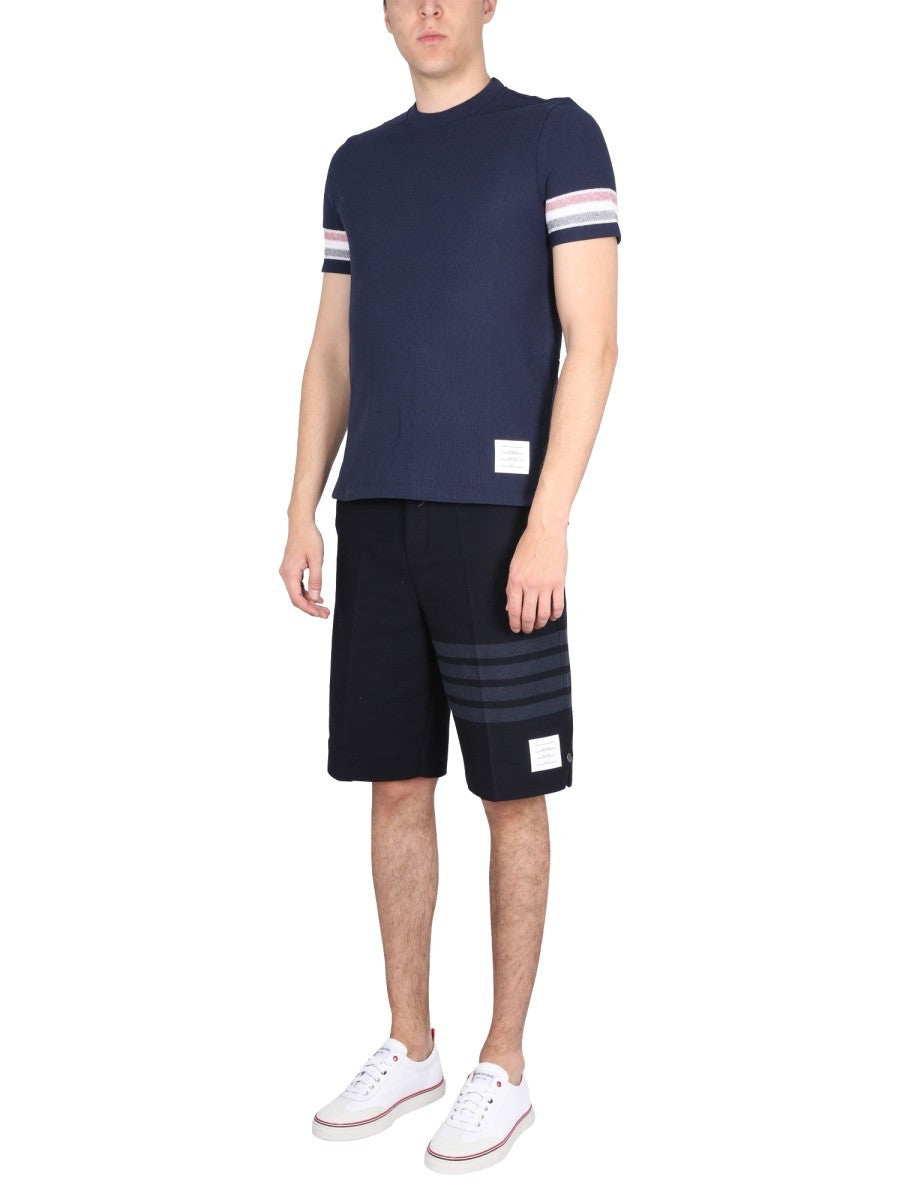 THOM BROWNE - Man - Blue - T-shirt