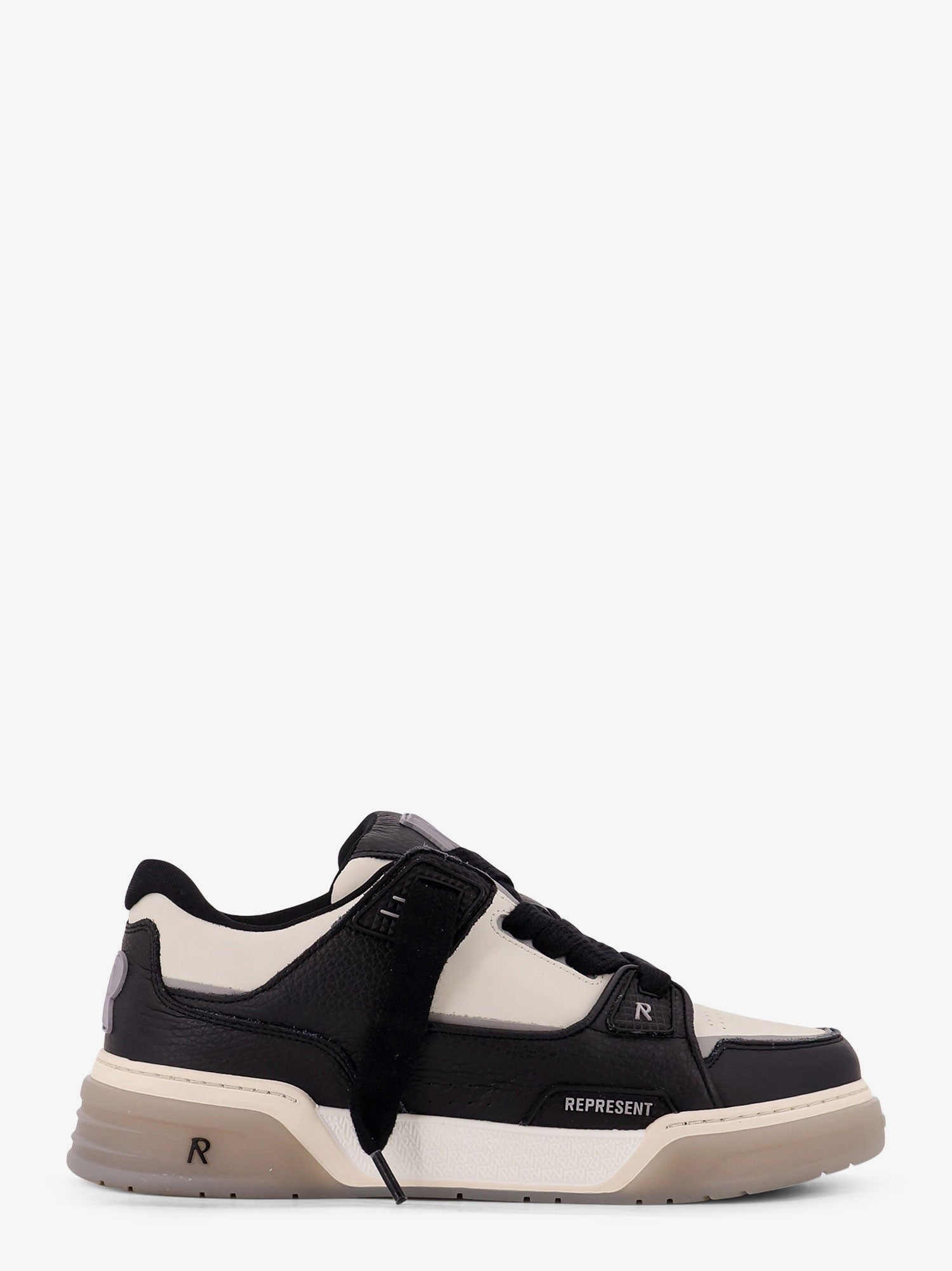 Represent - Man - Black/Vintage White - Sneaker