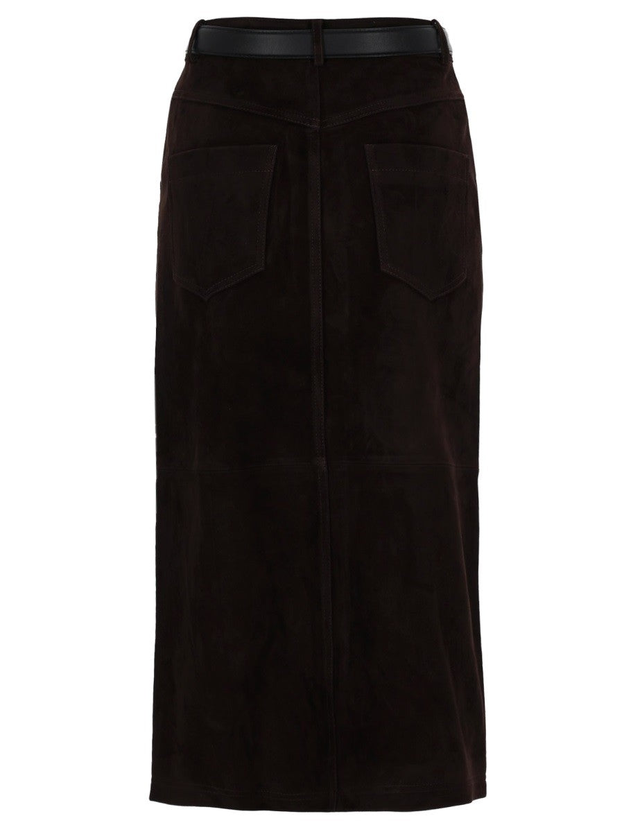 SELF-PORTRAIT - Woman - Brown - Skirt