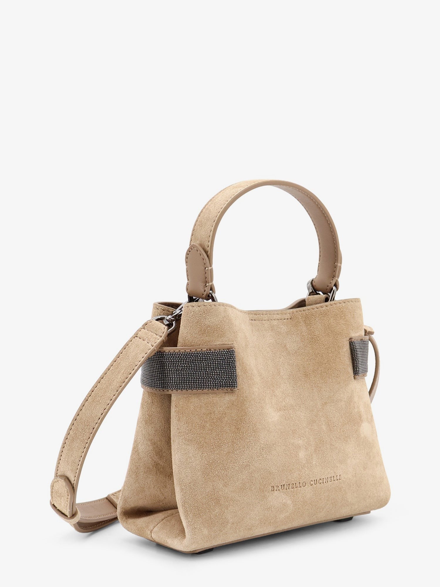 Brunello Cucinelli - Woman - Beige - Crossbody Bag