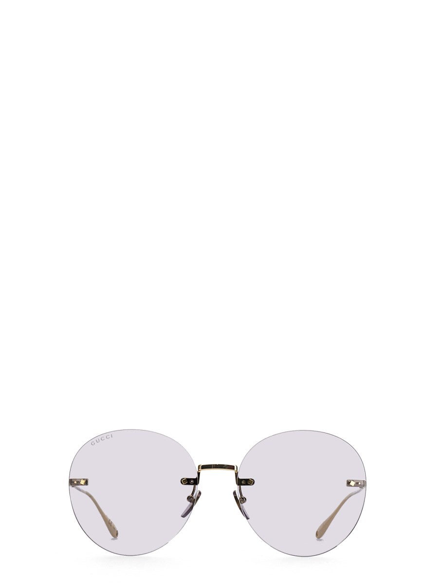 Gucci - Woman - Gold - Sunglasse