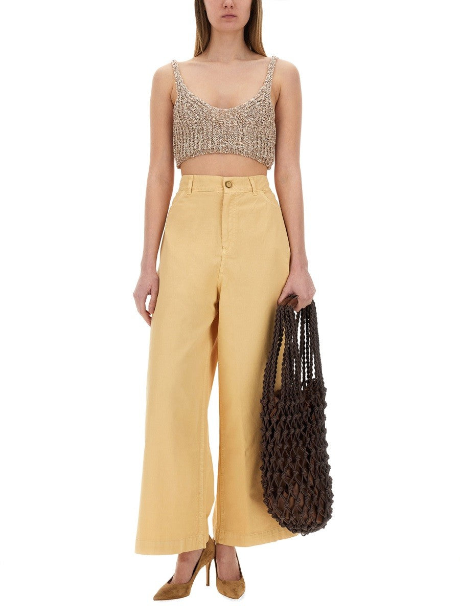 ALYSI - Woman - Yellow - Pants