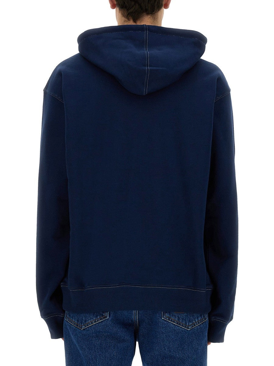msgm - Man - Blue - Sweatshirt