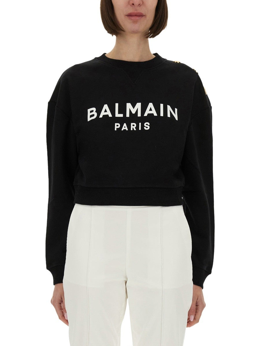 Balmain - Woman - Black - Sweatshirt