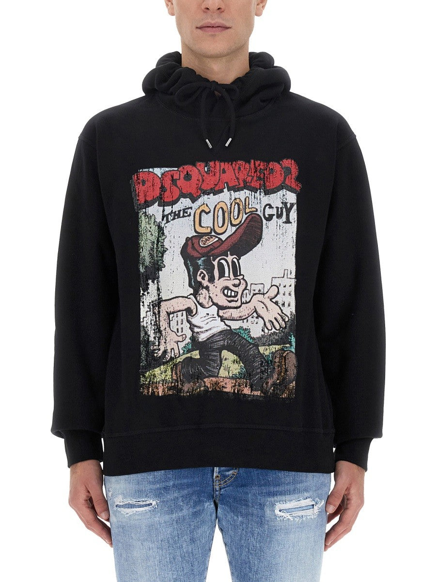 Dsquared - Man - Black - Sweatshirt