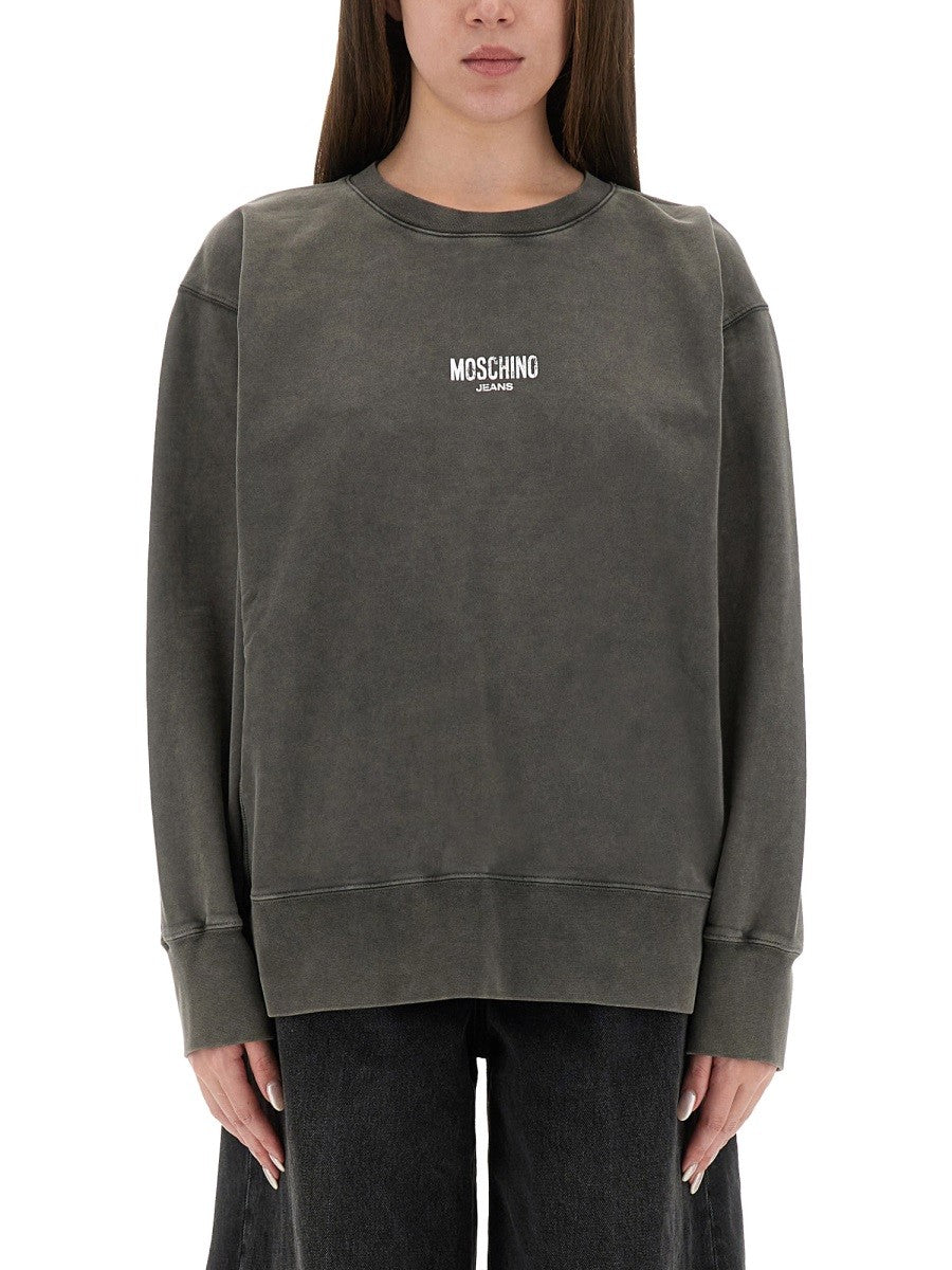 MOSCHINO JEANS - Woman - Grey - Sweatshirt