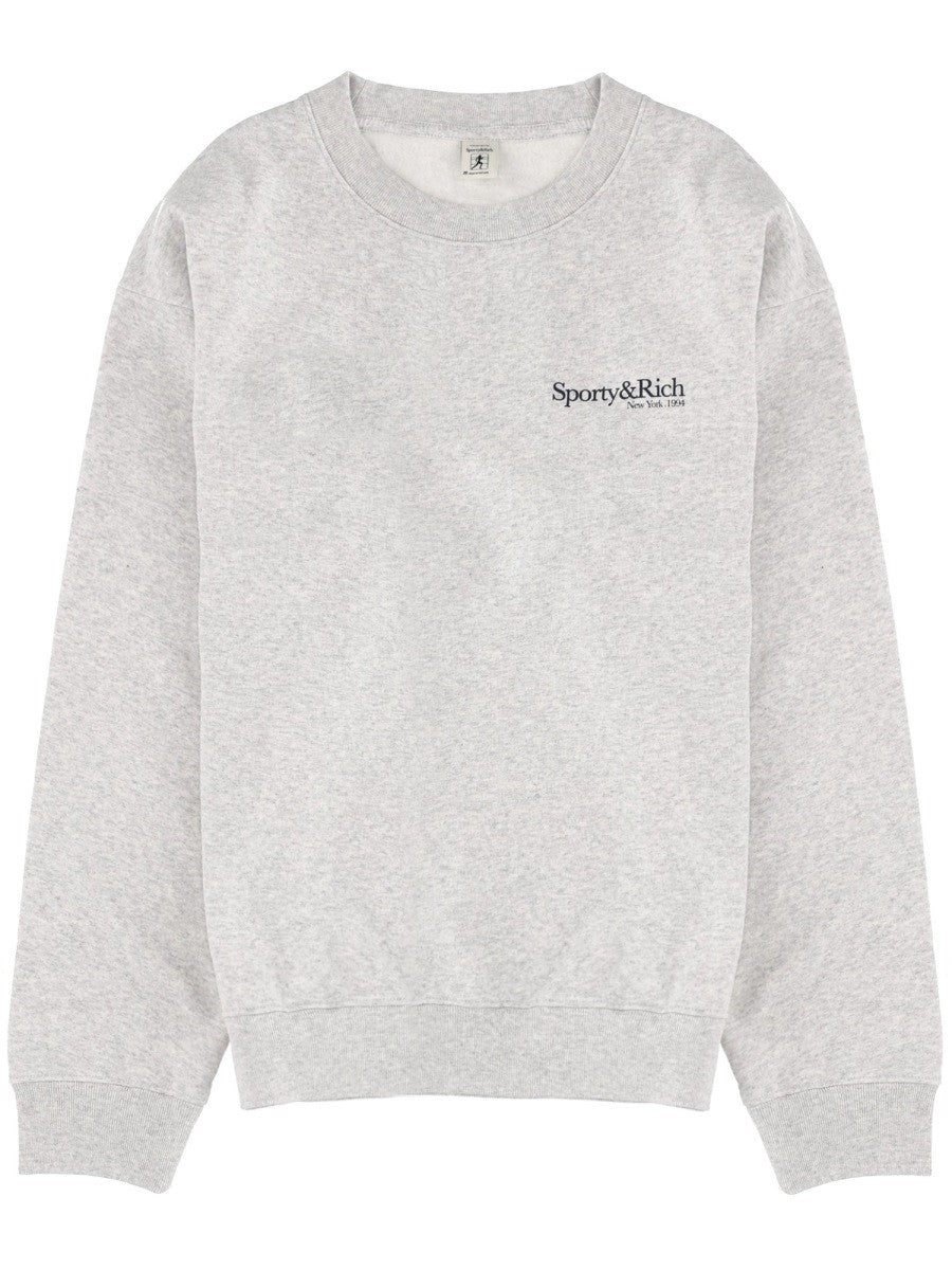 SPORTY&RICH - Unisex - Grey - Sweatshirt