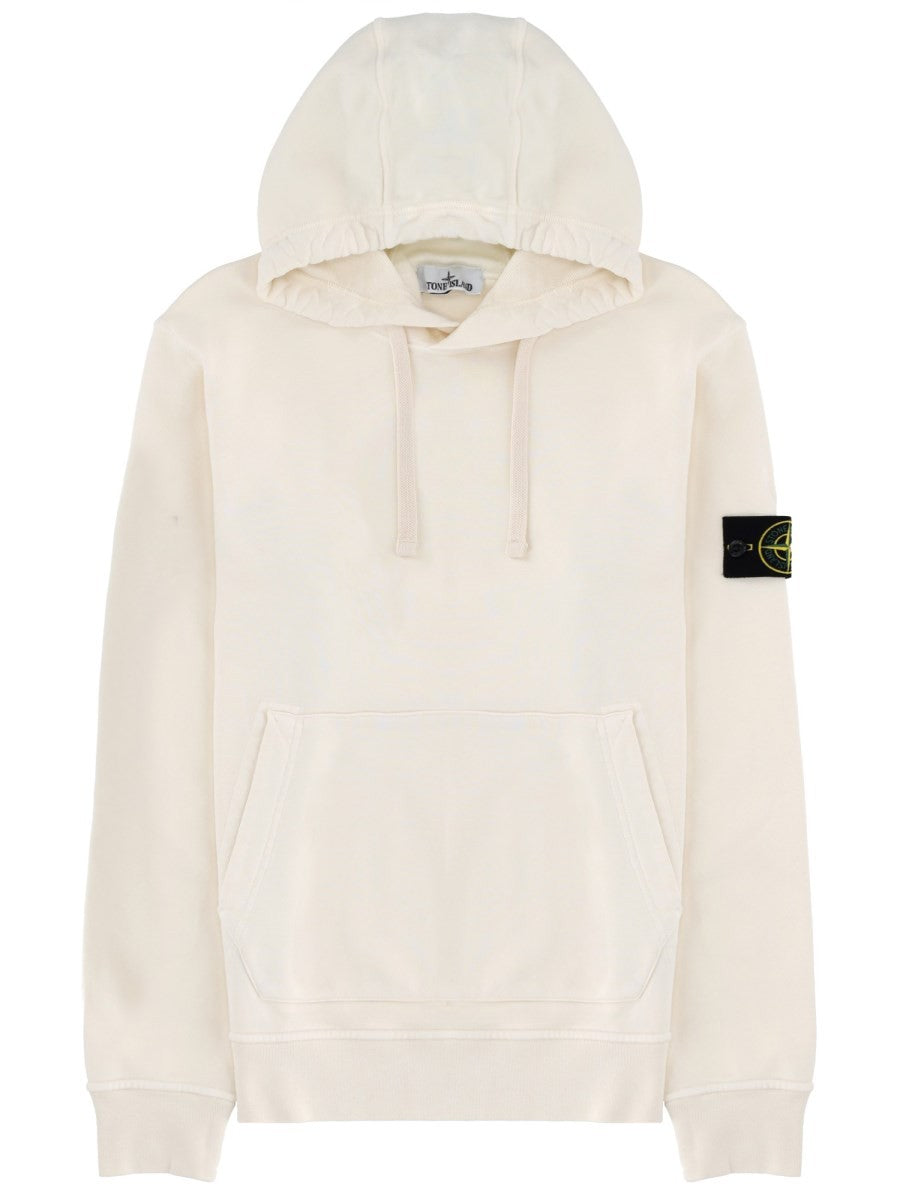 Stone Island - Man - White - Sweatshirt