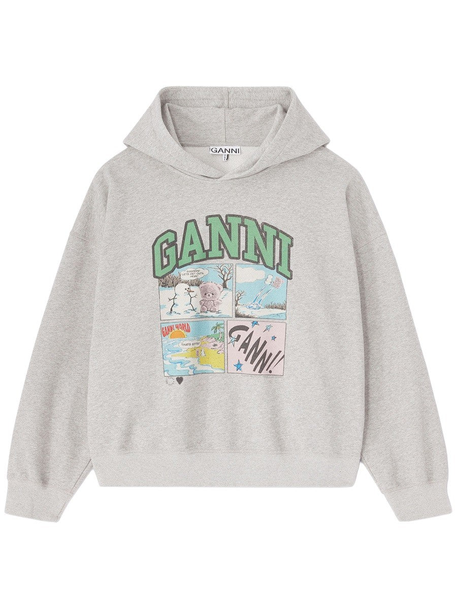 GANNI - Woman - Grey - Sweatshirt