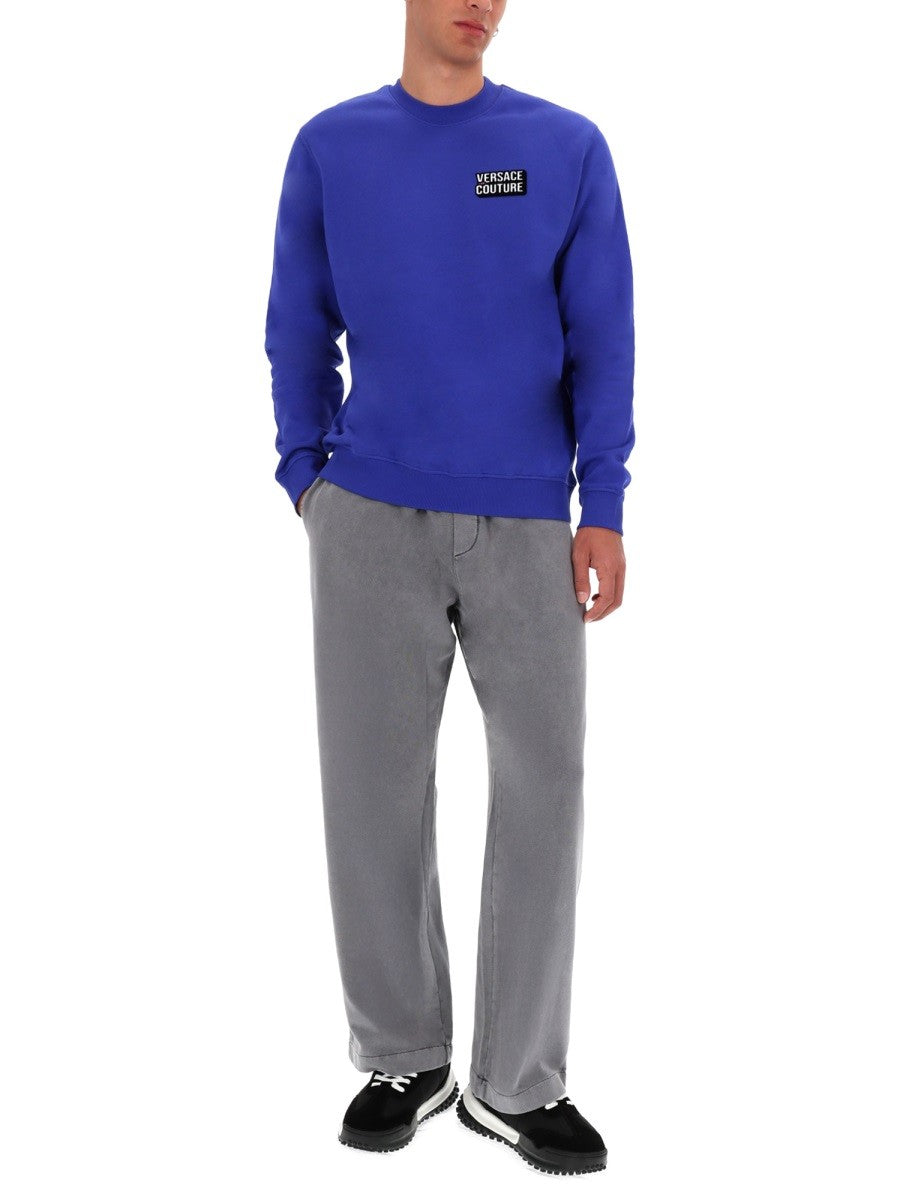 Versace Jeans Couture - Man - Blue - Sweatshirt