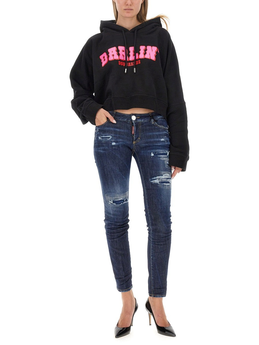 Dsquared - Woman - Black - Sweatshirt