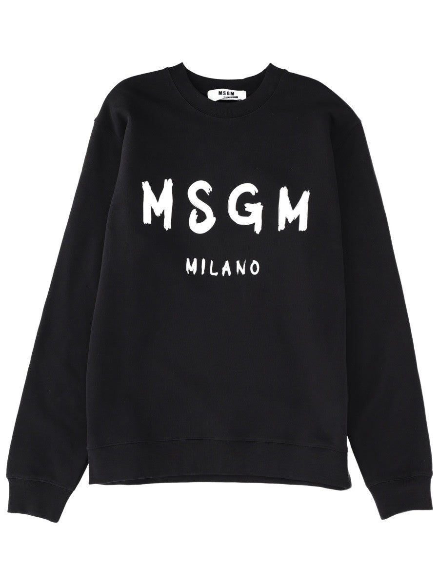 msgm - Man - Black - Sweatshirt