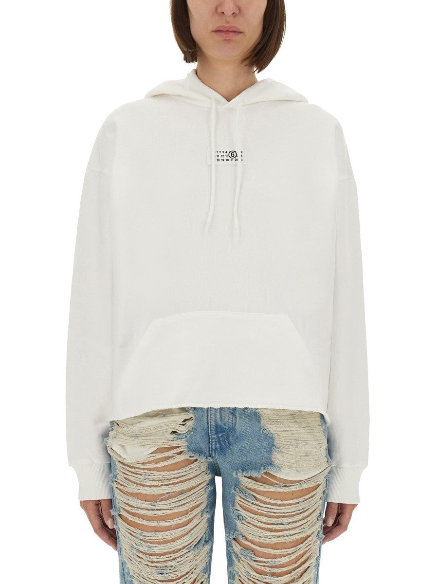MM6 MAISON MARGIELA - Woman - White - Sweatshirt
