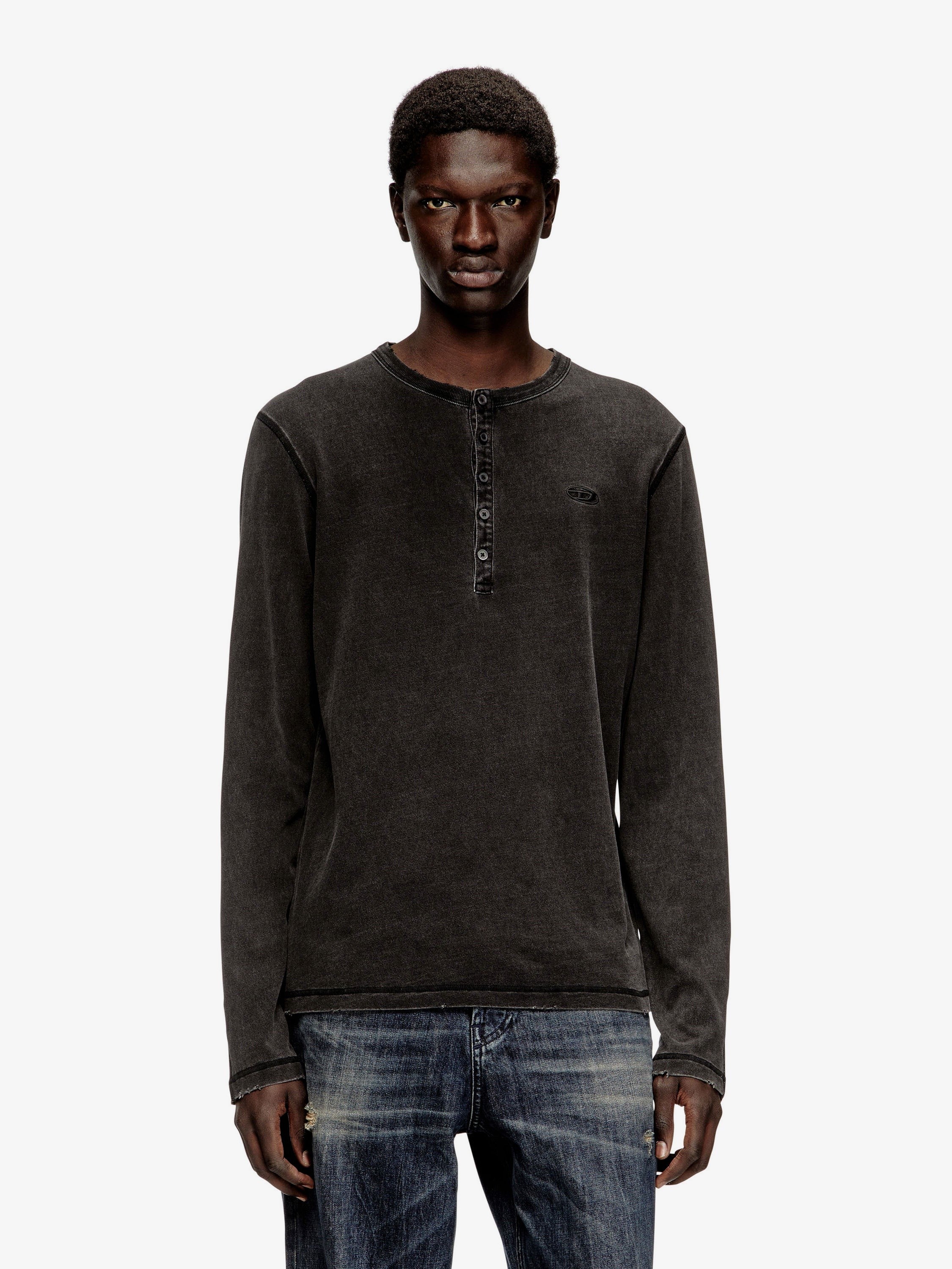 Diesel - Man - Grey - T-shirt