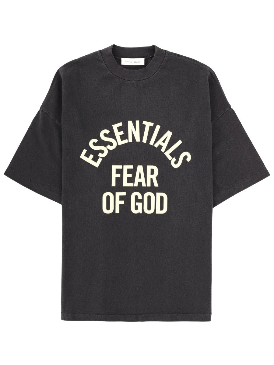 FEAR OF GOD ESSENTIALS - Man - Black - T-shirt