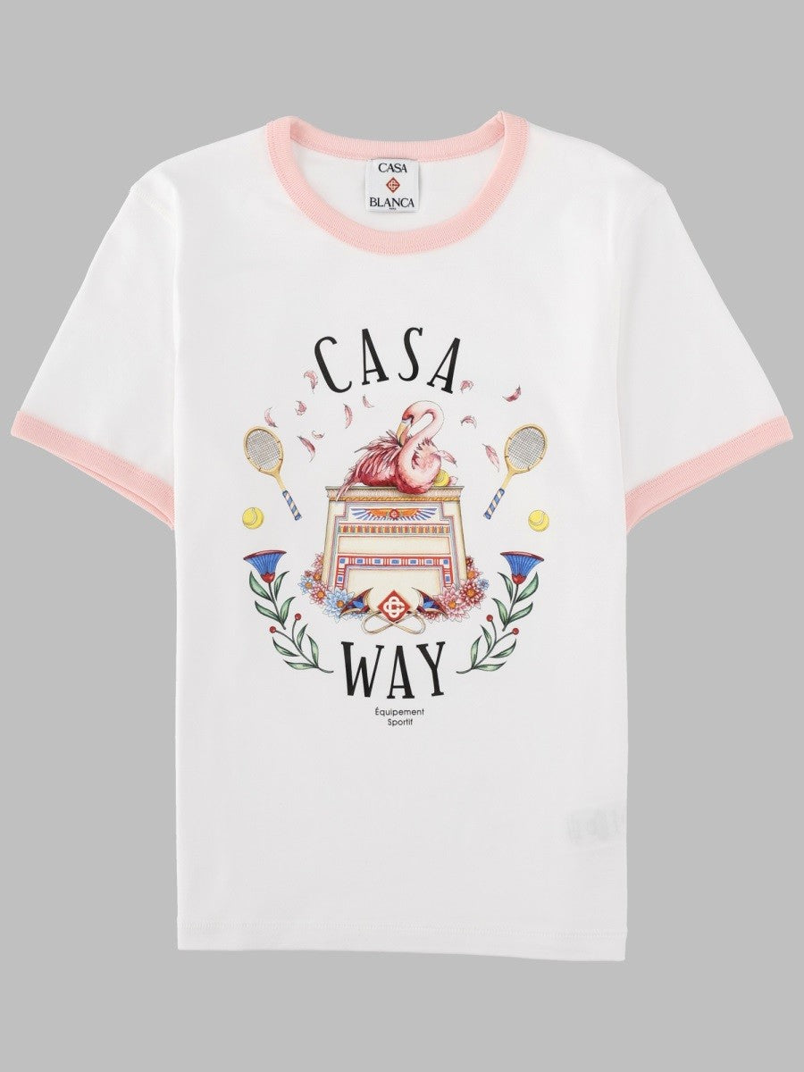 CASABLANCA - Woman - White - T-shirt