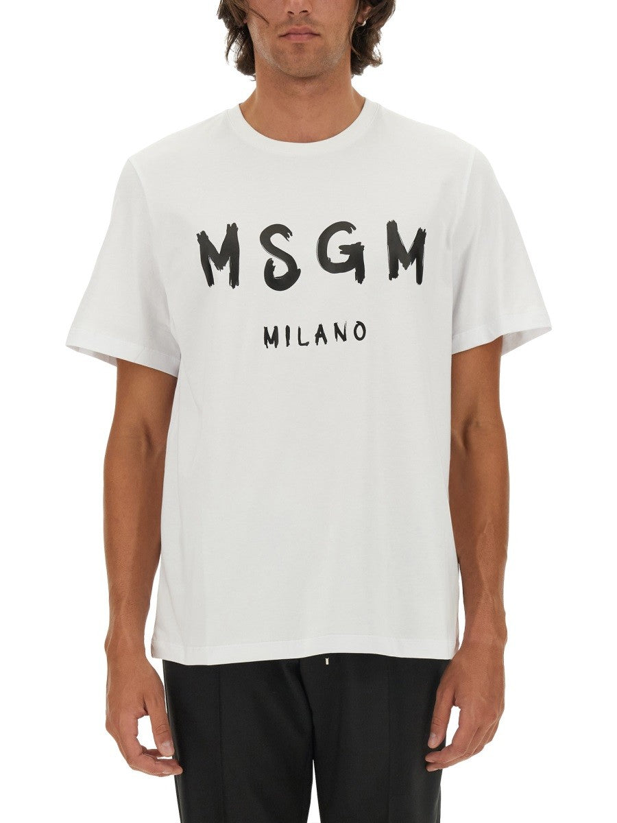 msgm - Man - White - T-shirt