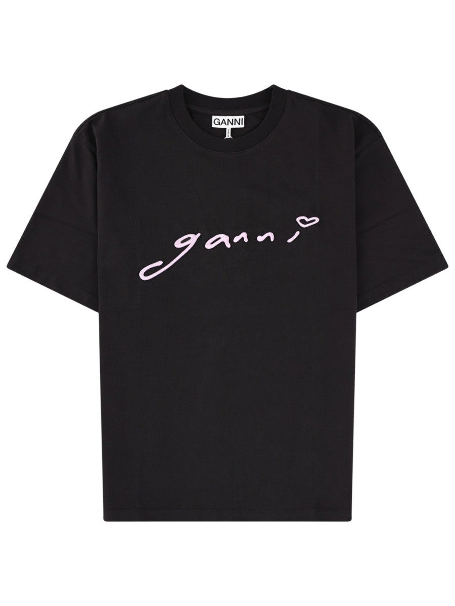 GANNI - Woman - Black - T-shirt