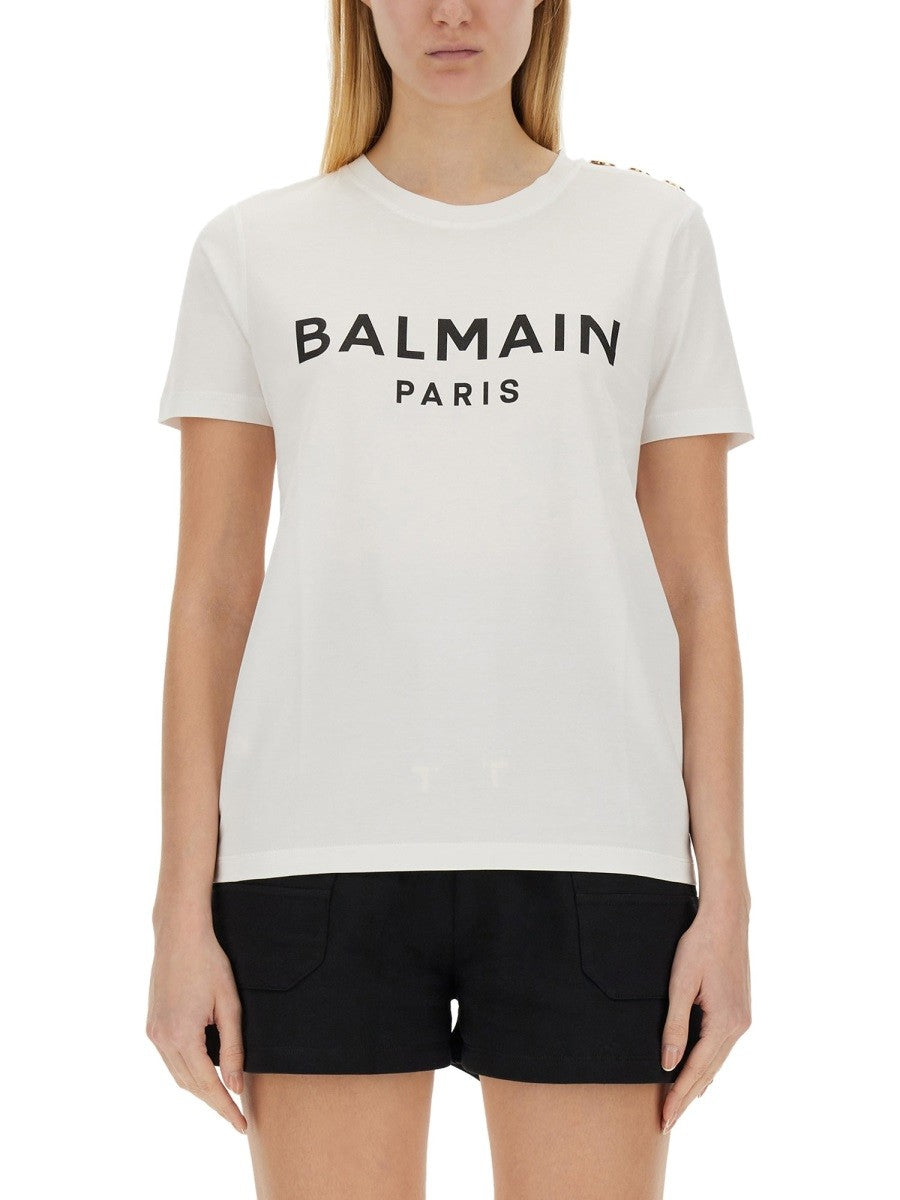Balmain - Woman - White - T-shirt