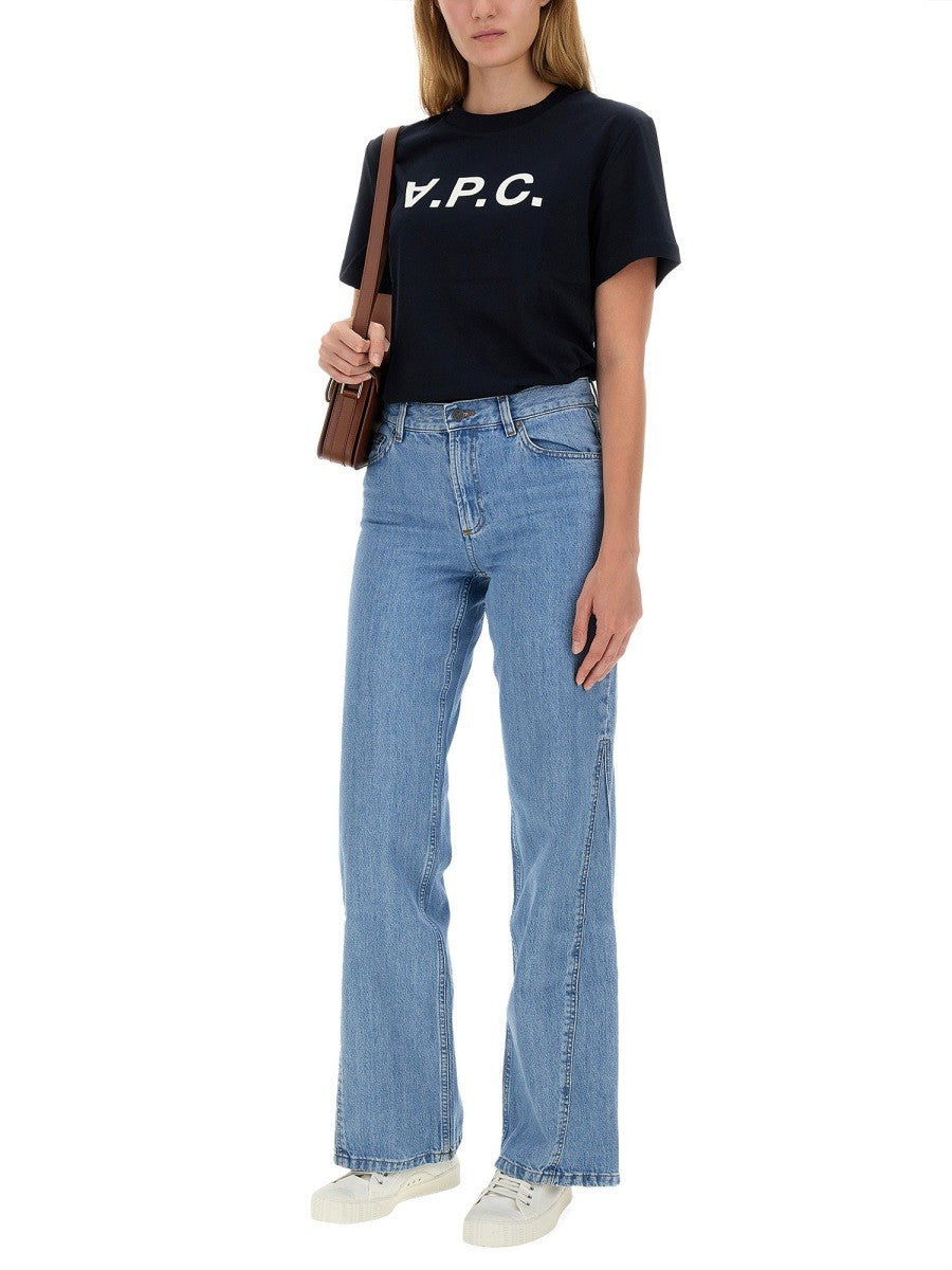 A.P.C. - Woman - Blue - T-shirt