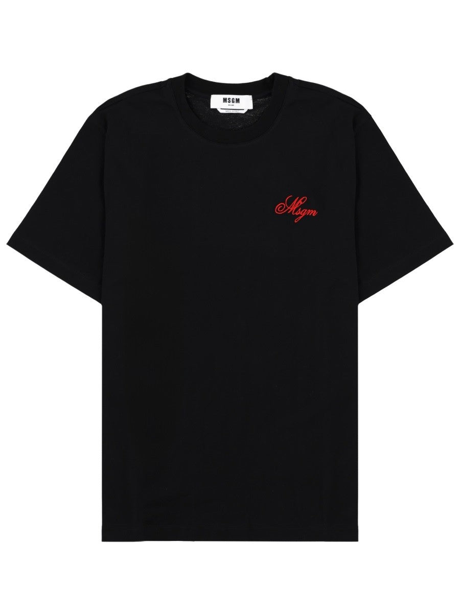 msgm - Man - Black - T-shirt