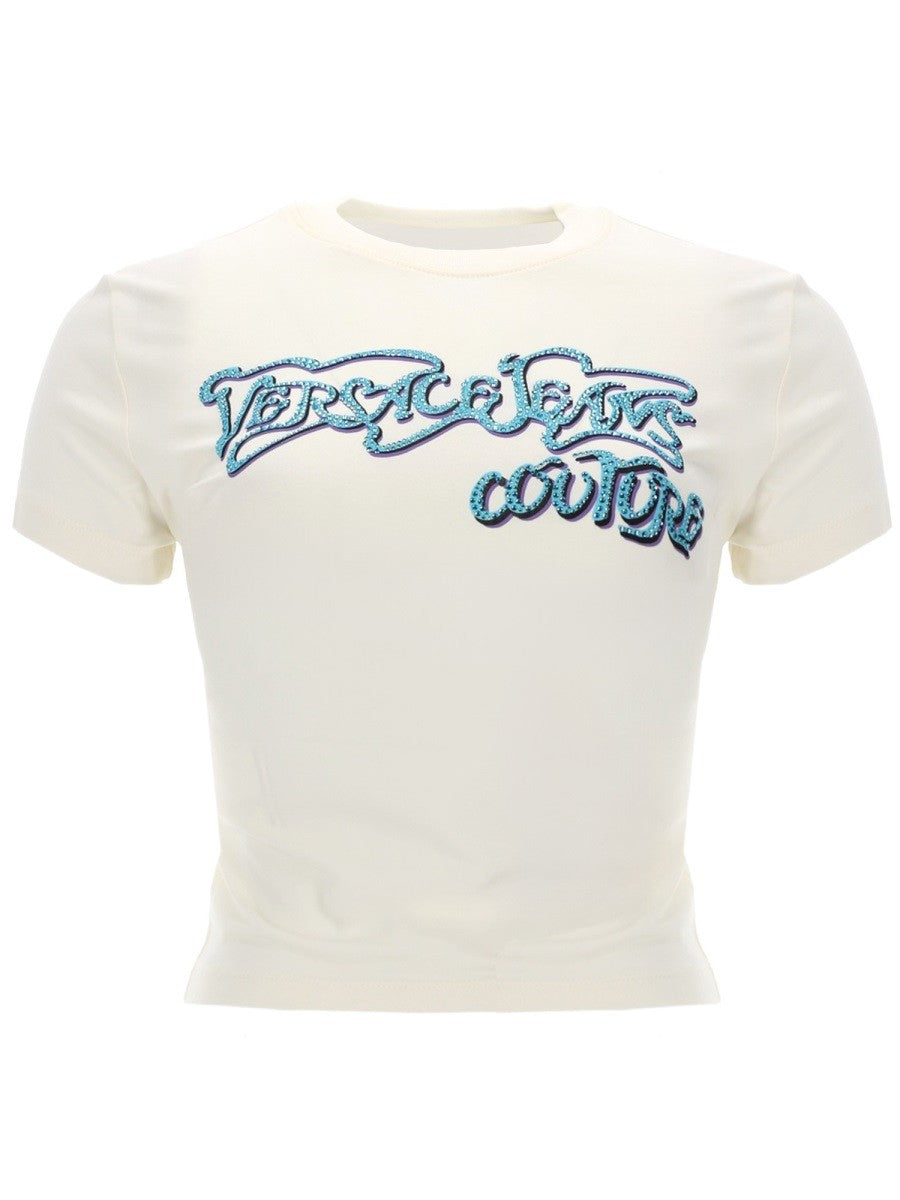 Versace Jeans Couture - Woman - Beige - T-shirt