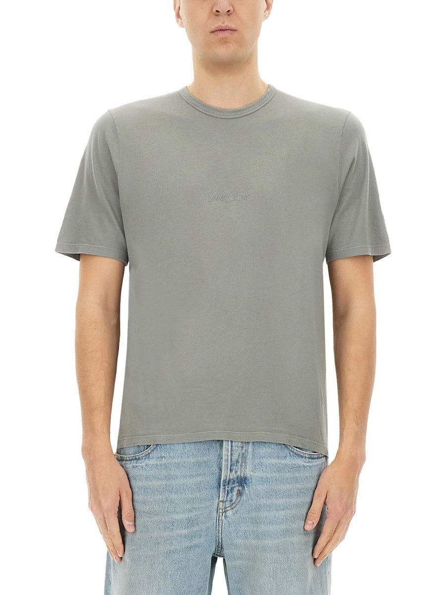 Saint Laurent - Man - Grey - T-shirt