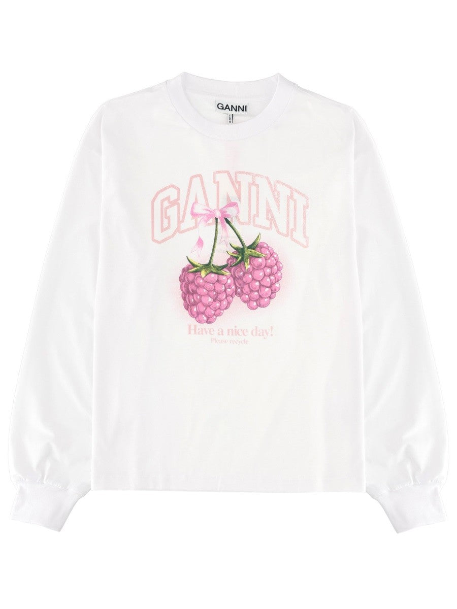 GANNI - Woman - White - T-shirt