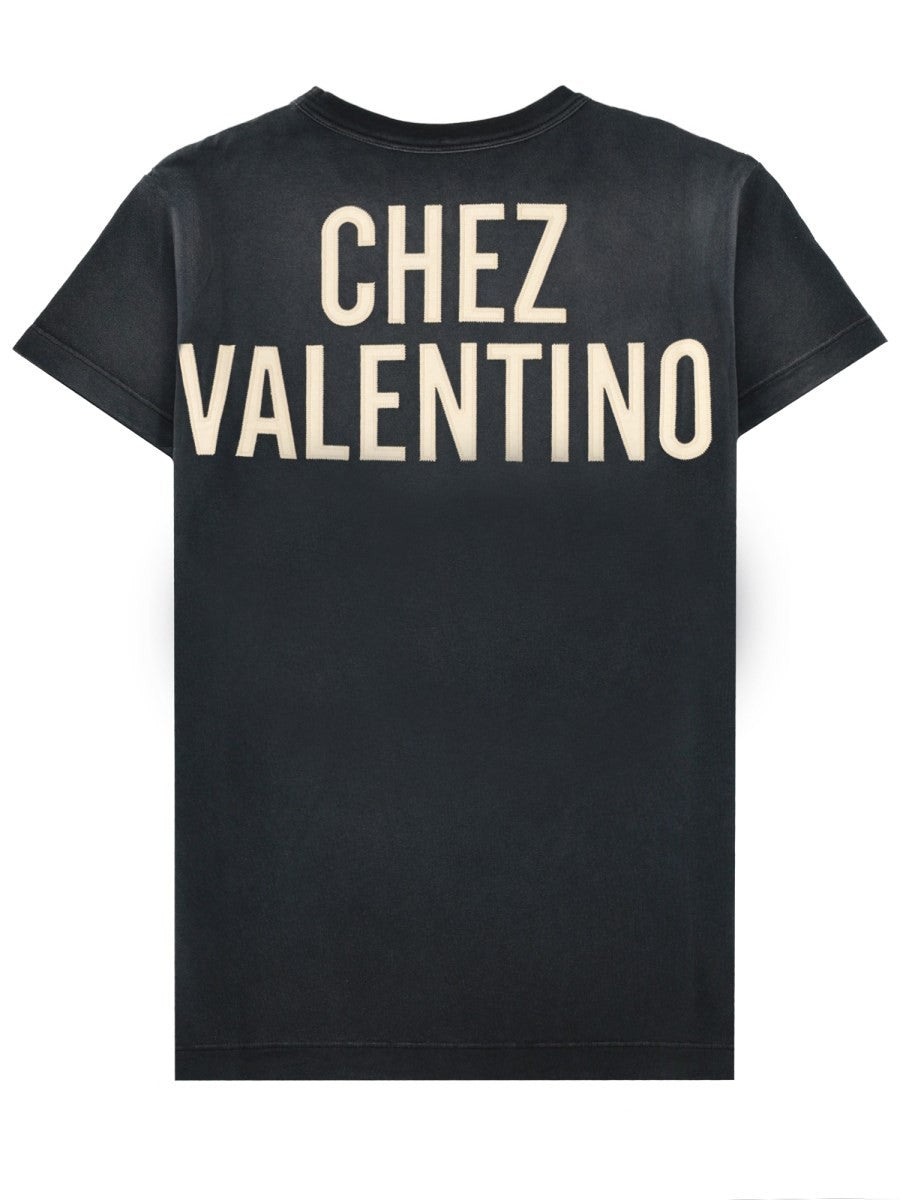 Valentino - Woman - Black - T-shirt