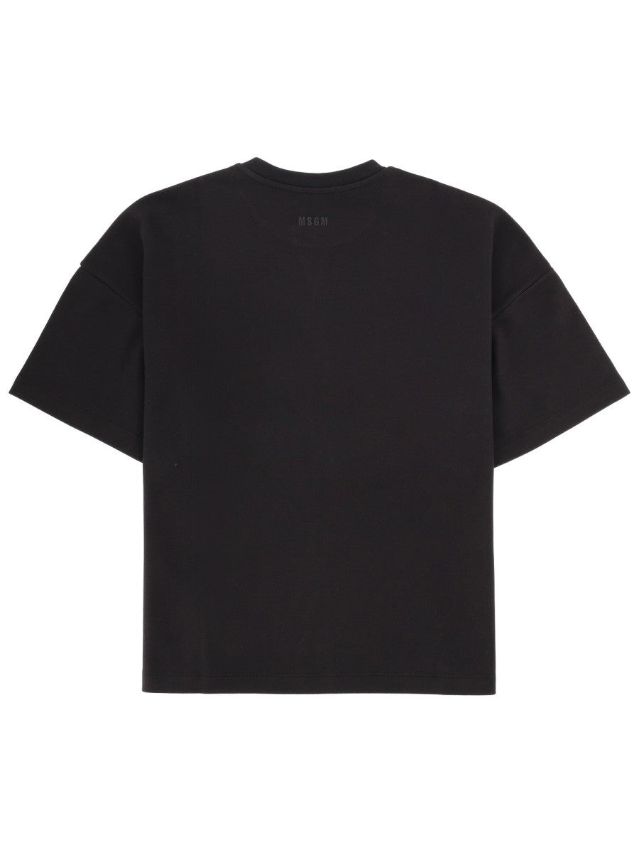msgm - Man - Black - T-shirt