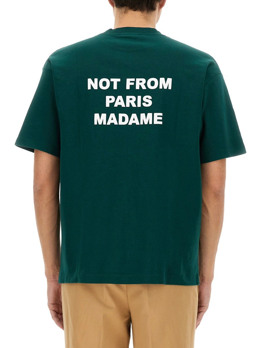 Drole De Monsieur - Man - Green - T-shirt