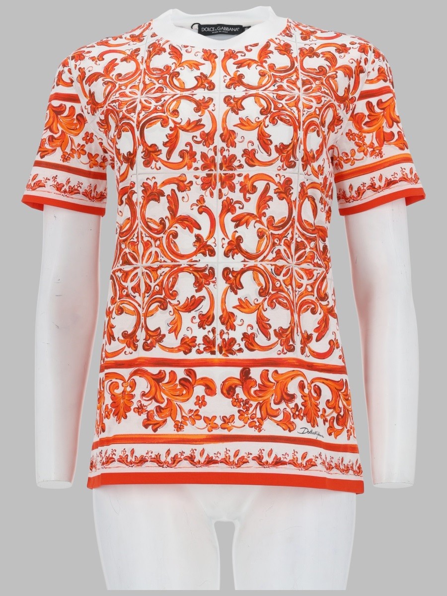 Dolce & Gabbana - Woman - Orange - T-shirt