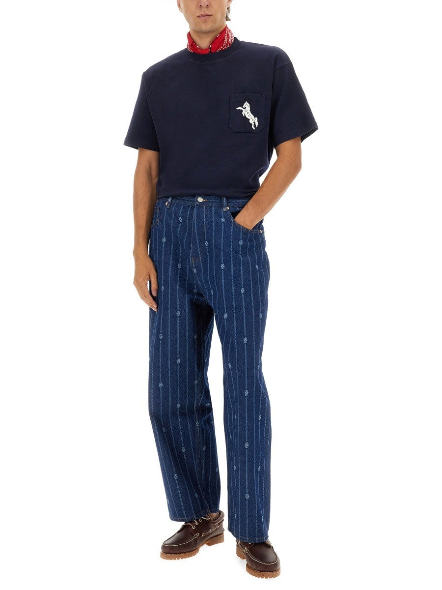 Drole De Monsieur - Man - Blue - T-shirt