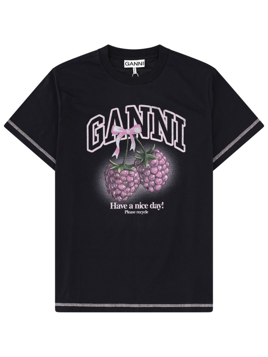 GANNI - Woman - Black - T-shirt