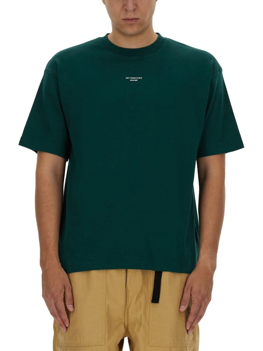 Drole De Monsieur - Man - Green - T-shirt