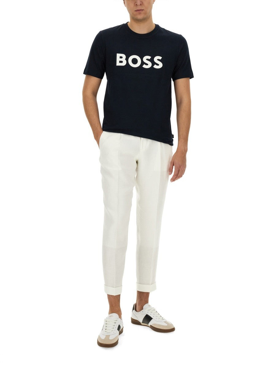 Boss - Man - Blue - T-shirt