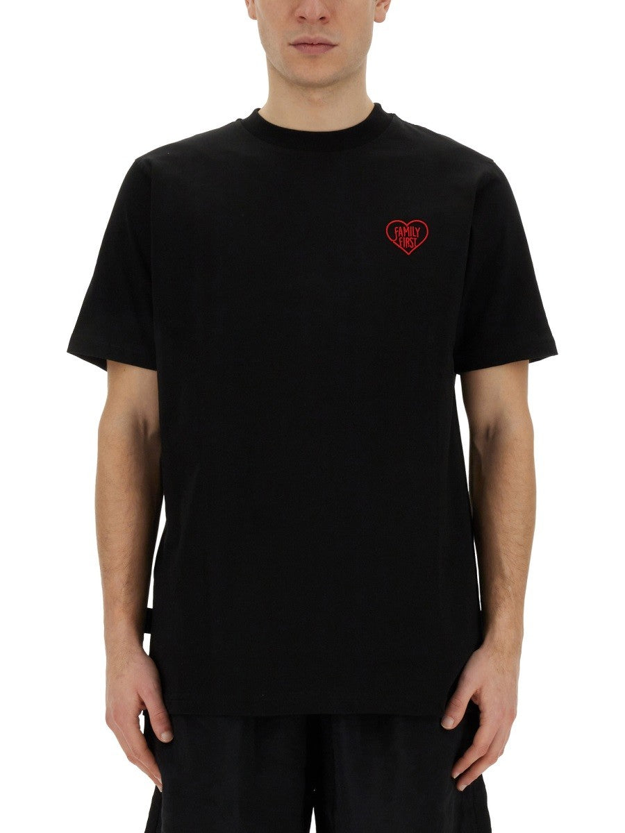 FAMILY FIRST - Man - Black - T-shirt
