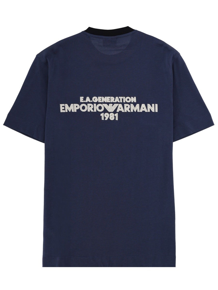Emporio Armani - Man - Blue - T-shirt