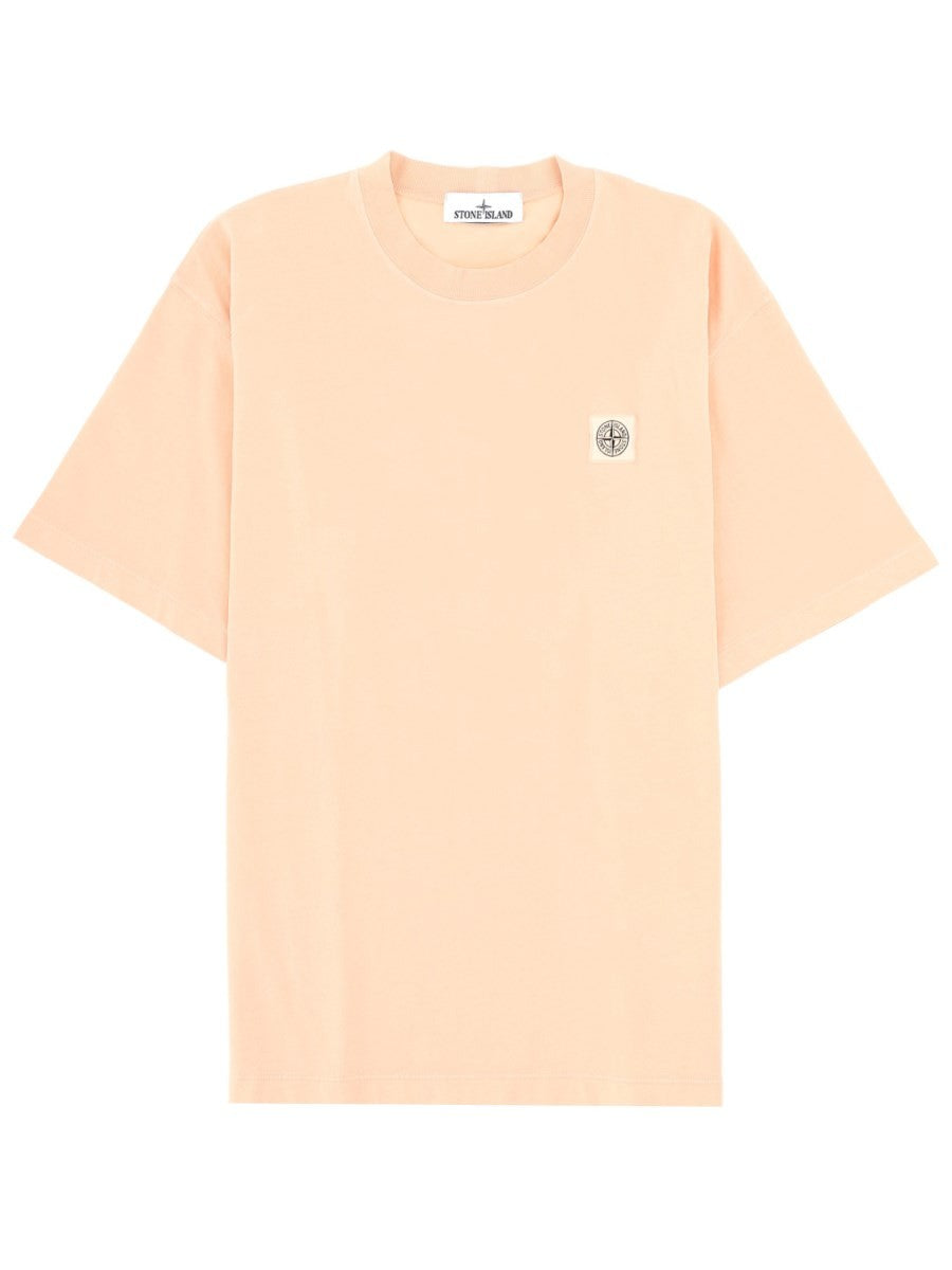 Stone Island - Man - Pink - T-shirt