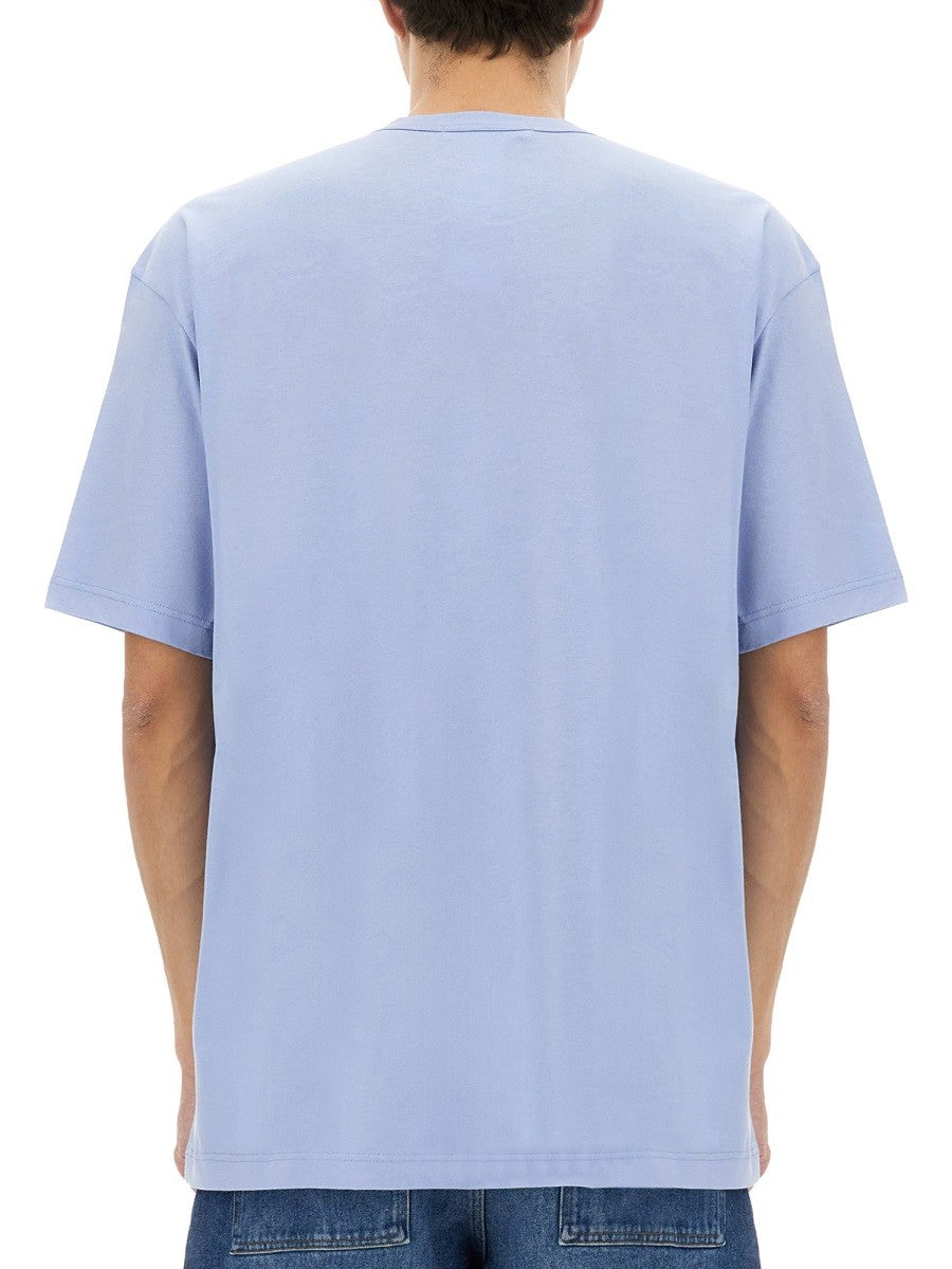 COMME DES GARCONS SHIRT - Man - Blue - T-shirt