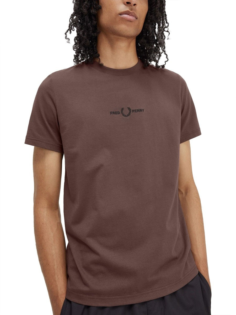 FRED PERRY - Man - Brown - T-shirt