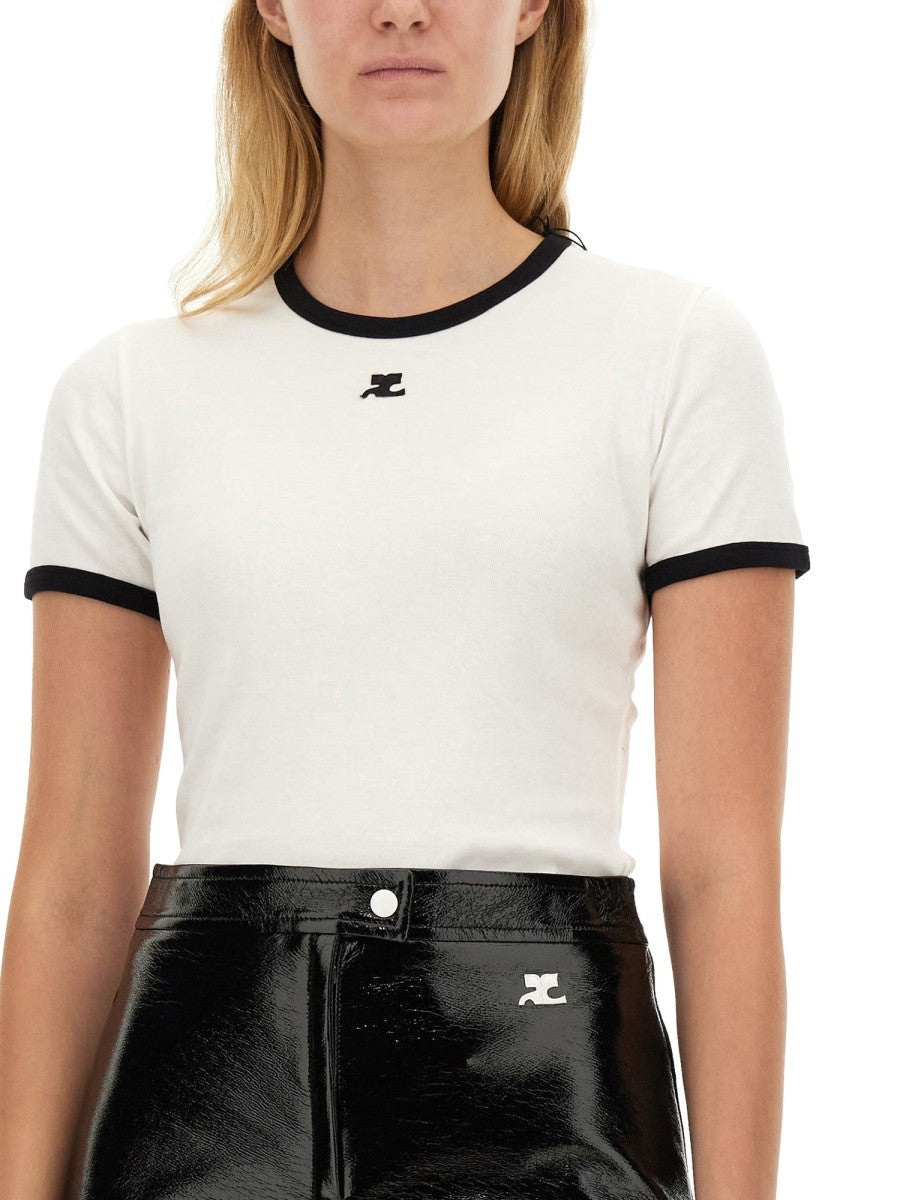 COURREGES - Woman - White - T-shirt
