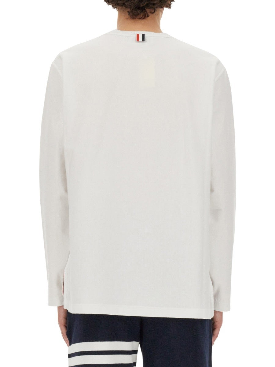 THOM BROWNE - Man - White - T-shirt
