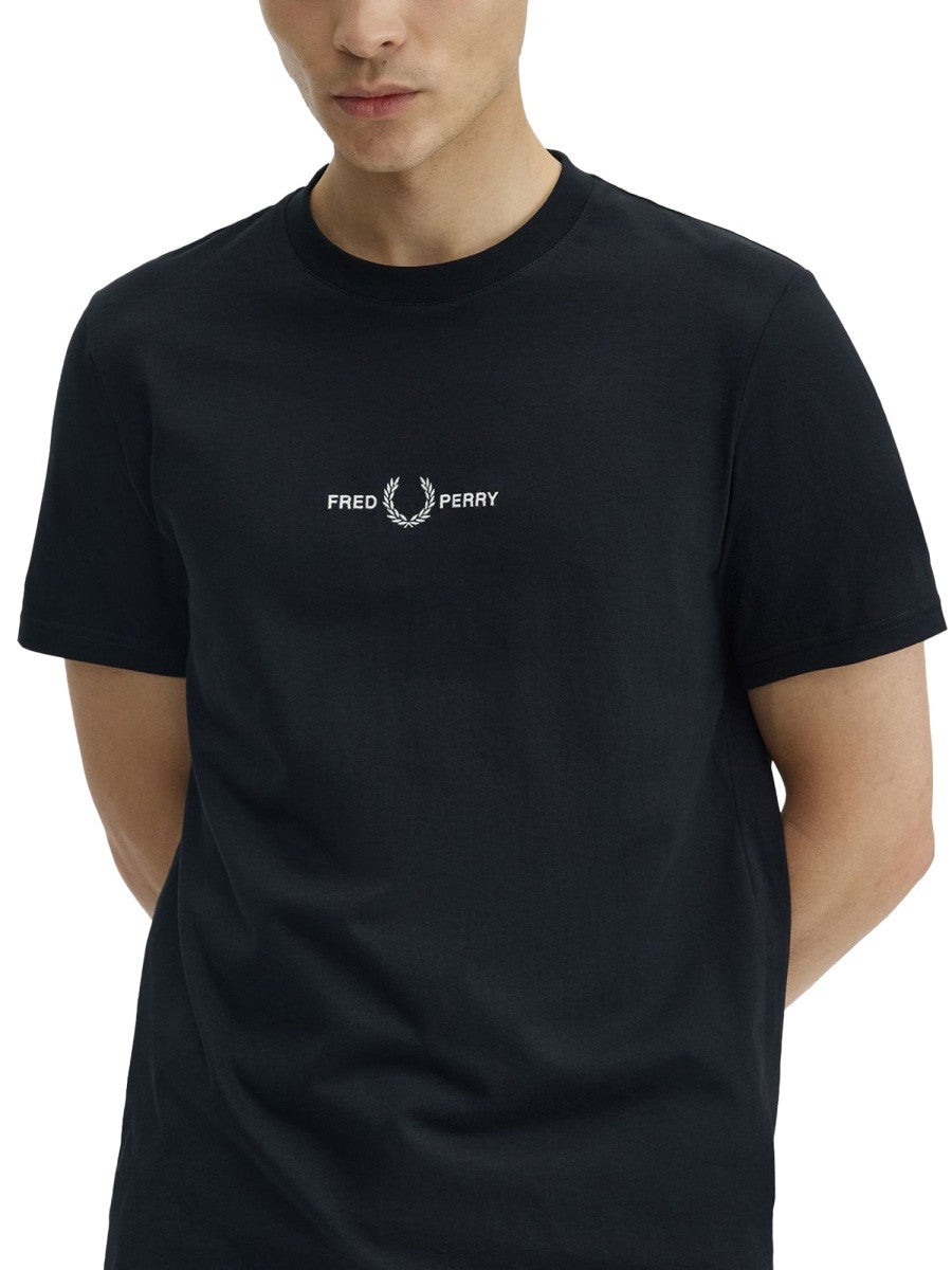 FRED PERRY - Man - Black - T-shirt