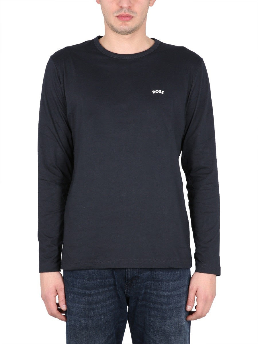 Boss - Man - Blue - T-shirt