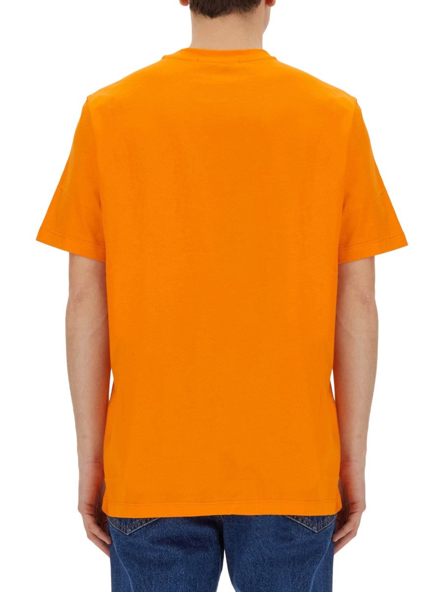 msgm - Man - Orange - T-shirt