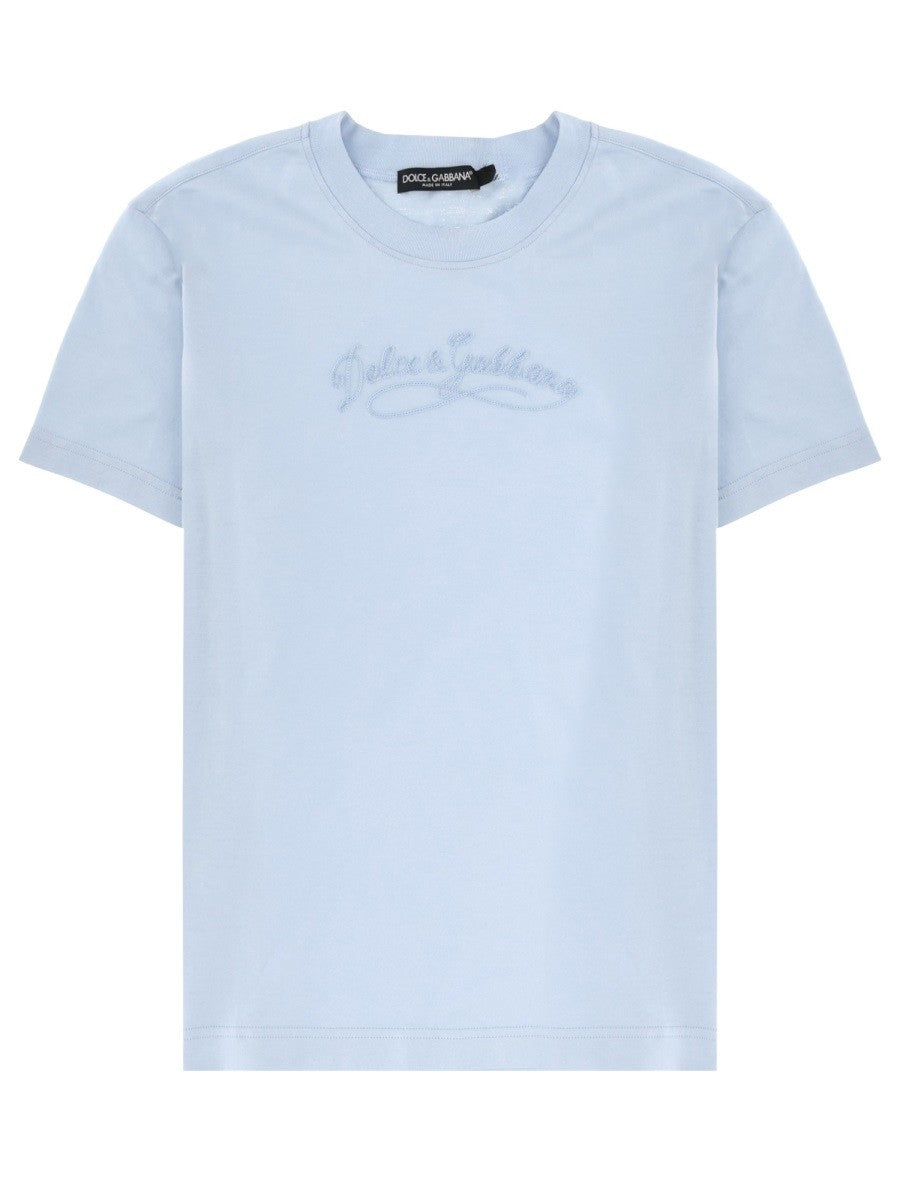 Dolce & Gabbana - Woman - Blue - T-shirt