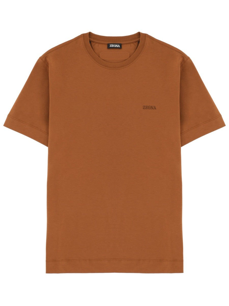 Zegna - Man - Brown - T-shirt