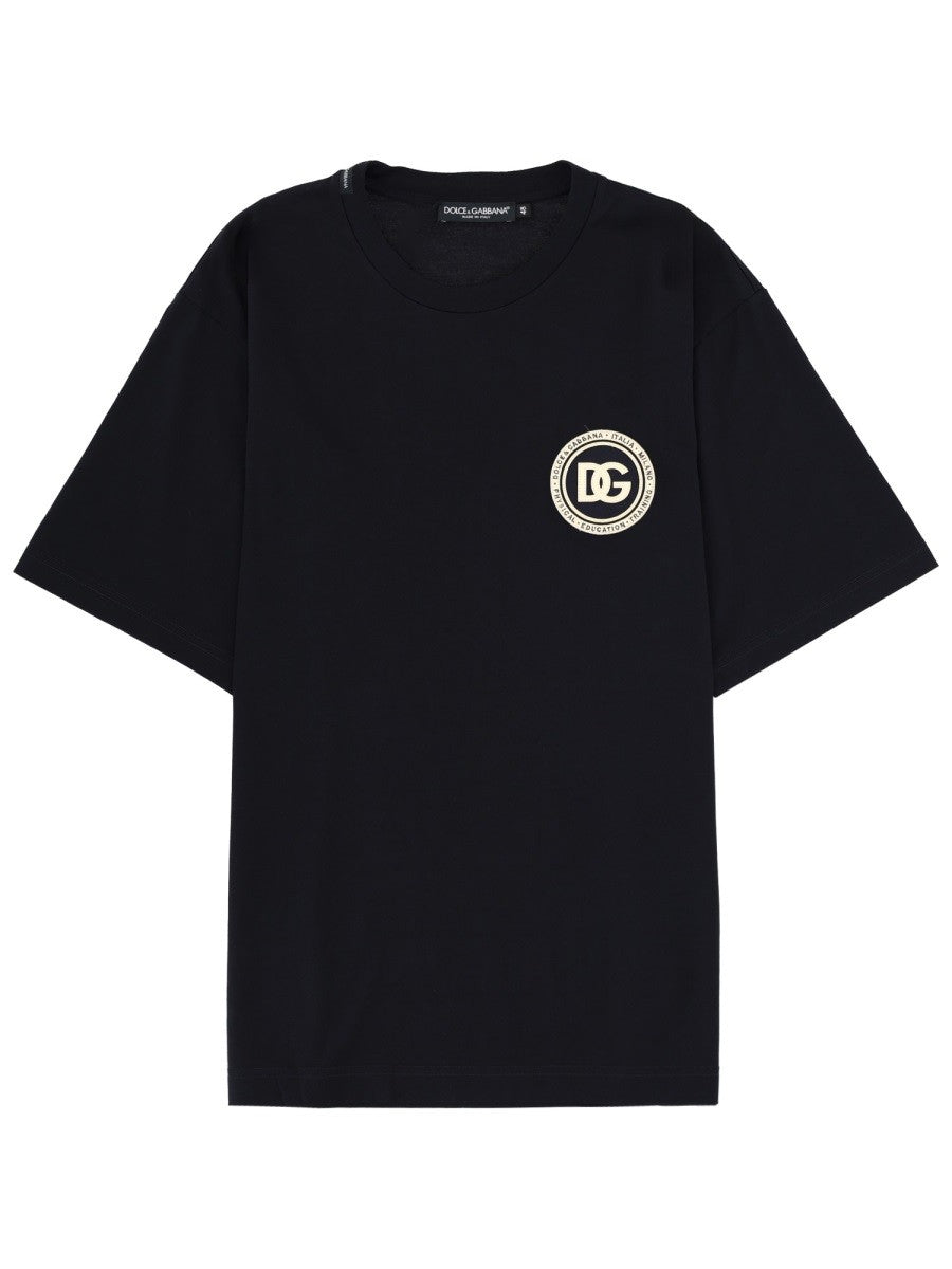 Dolce & Gabbana - Man - Blue - T-shirt